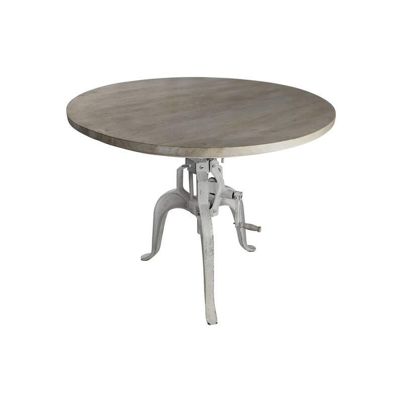 Height Adjustable Crank Table - 36" - White