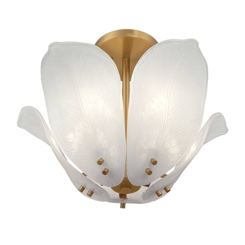 Metropolitan N2214 Orchid 5 Light 18" Wide Semi-Flush Bowl Ceiling