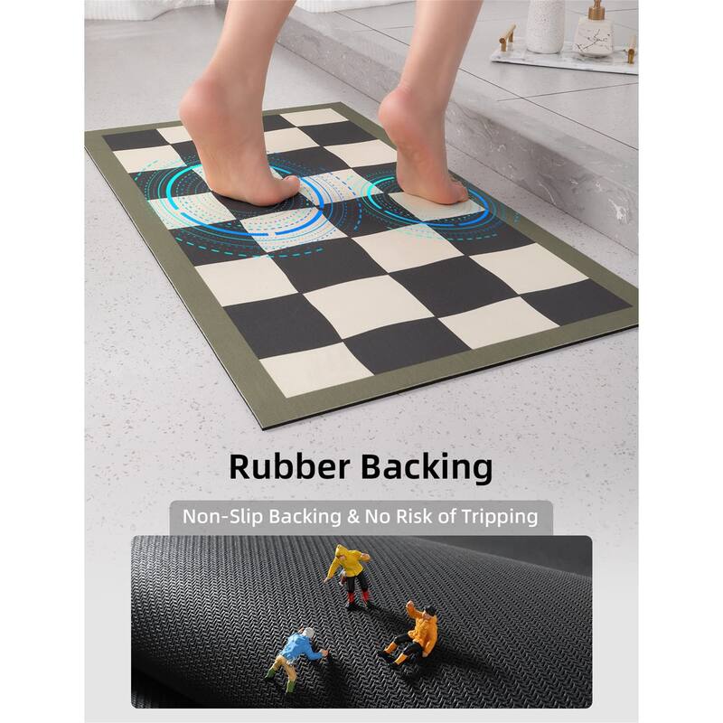 Bath Mat Rug-Thin Quick Dry