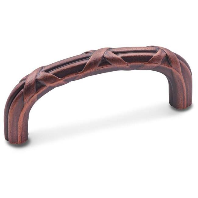 RK International CP 856 Lines and Crosses 3" Center to Center Solid - Distressed Copper