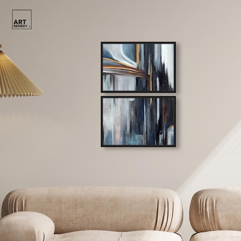 Aftereffect Canvas Set of 2 by Art Remedy