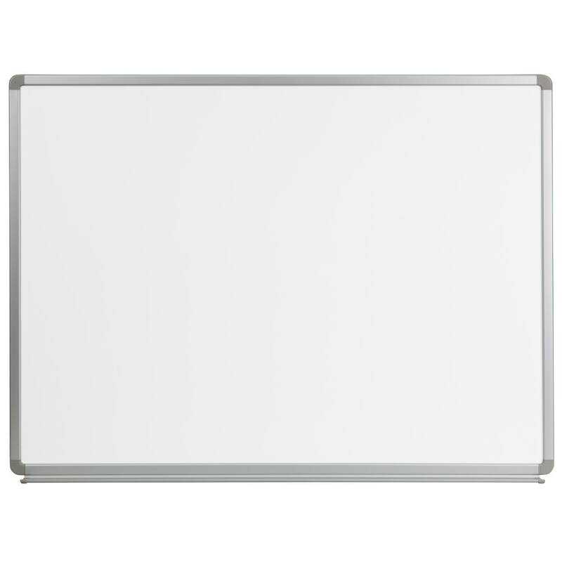 4' W x 3' H Magnetic Marker Board with Galvanized Aluminum Frame