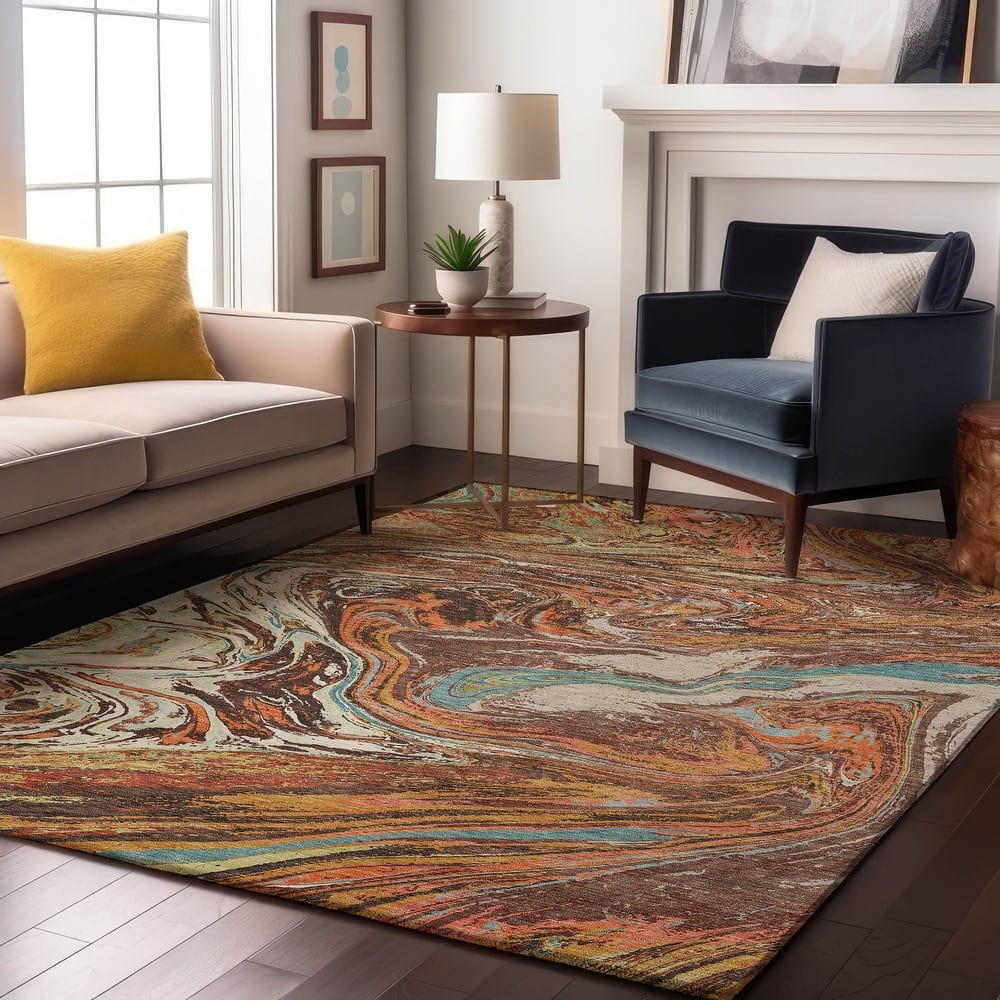 Premium Washable Super Soft Abstract Flow Mayfield Rug