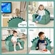 preview thumbnail 7 of 8, Costway Kids Sofa Foam Filled Armchair Dinosaur Cuddly Toddler Couch - See Details