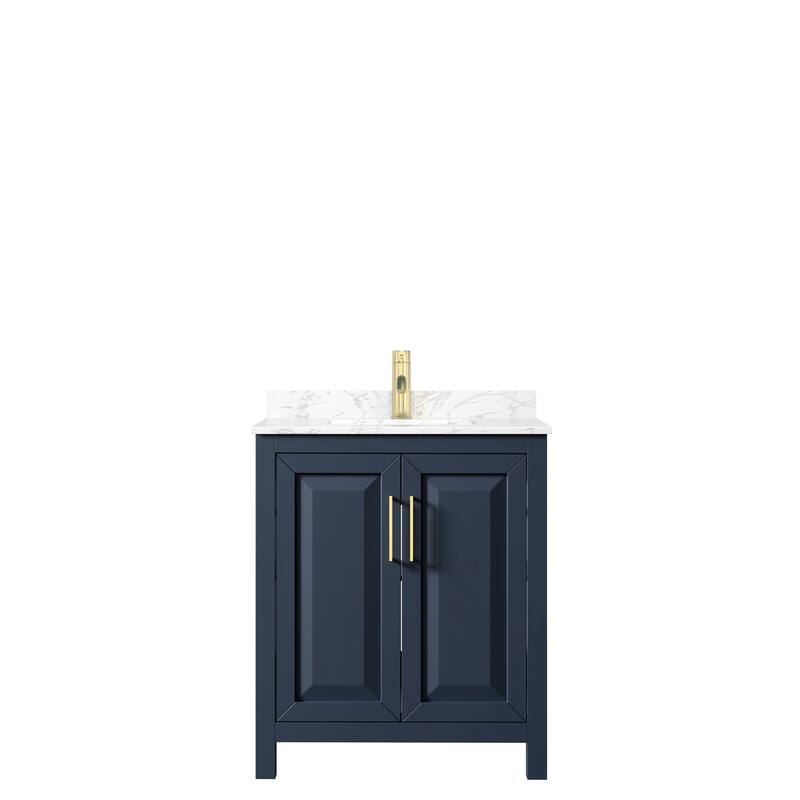 Daria 30 Inch Single Vanity, Cultured Marble Top