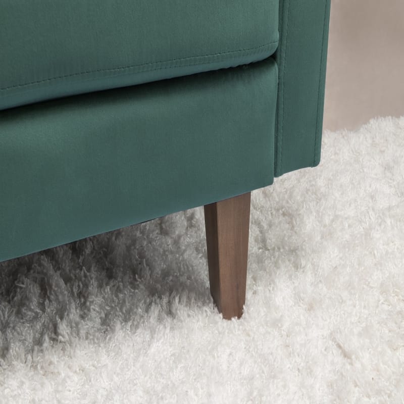 Luxury Sofa, Plush Microfiber, High-Density Foam Comfort