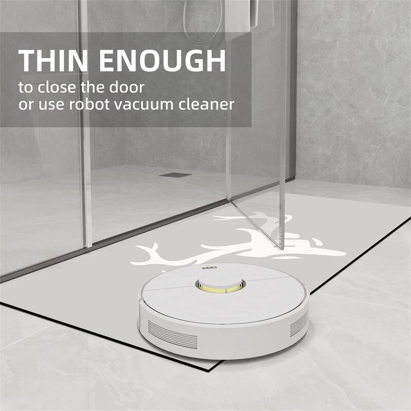 Bath Mat Rug-Thin Quick Dry
