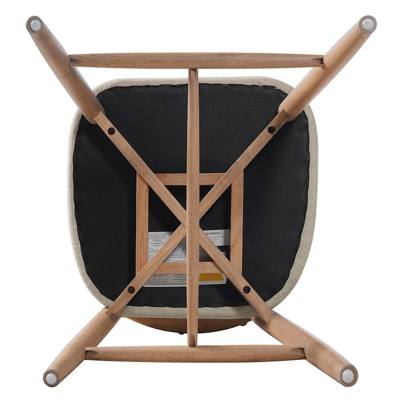 Christopher Knight Home - Monteria Modern Upholstered Bar Stool with Padded Seat & Curved Backrest, Set of 2 - 22.83"W