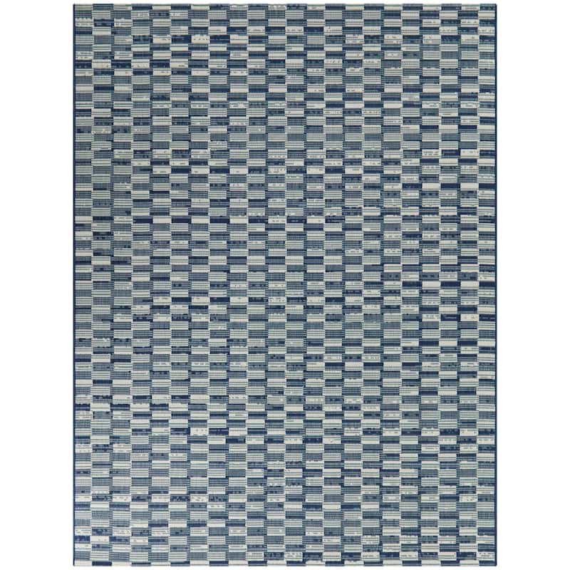Joan Checkered Indoor/Outdoor Area Rug