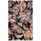 preview thumbnail 9 of 69, SAFAVIEH Handmade Blossom Chong French Country Floral Wool Rug 3' x 5' - Black/Plum
