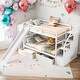 preview thumbnail 2 of 15, Twin Over Twin Bunk Bed With Storage Staircase,Drawers,Desk