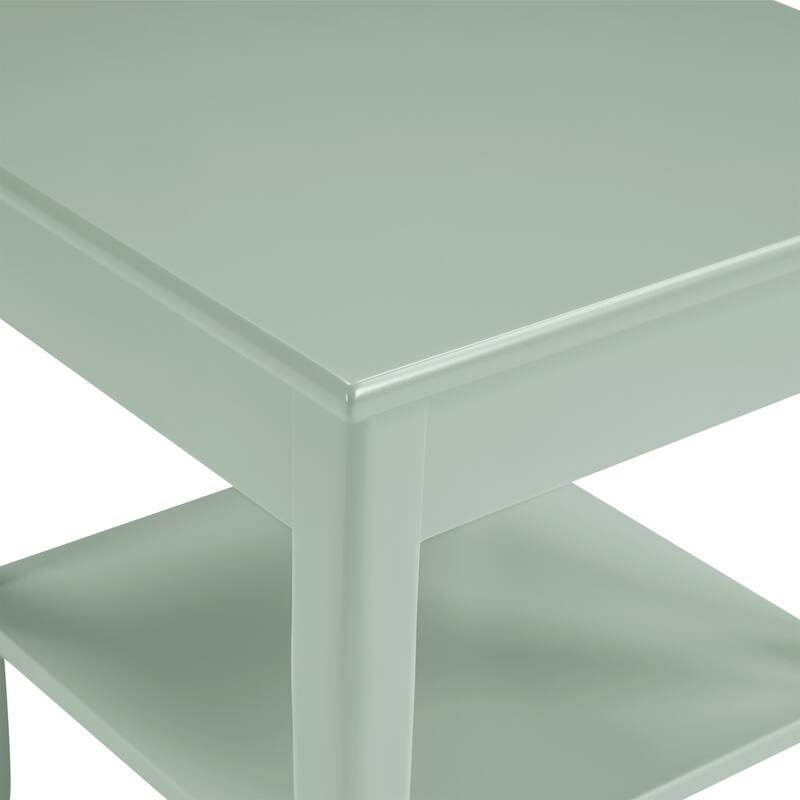 Golden Side Square Table