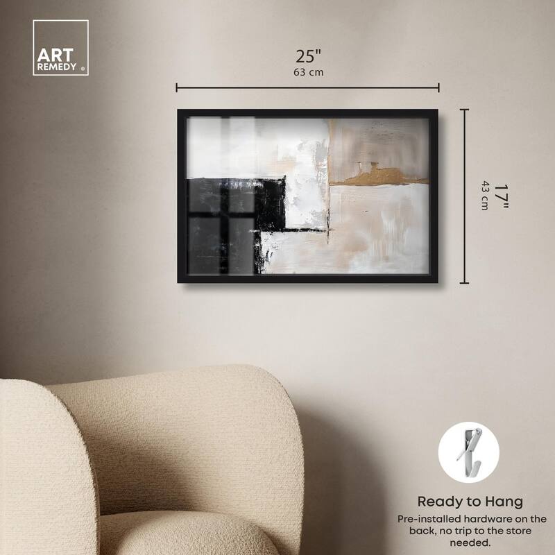 Black Dust and White Ash II Shadowbox by Art Remedy