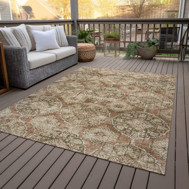 Machine Washable Indoor/Outdoor Farmhouse Jo Chantille Rug