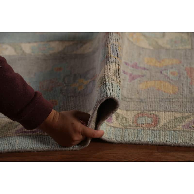 Turkish Oushak Vegetable Dye Turkish Large Rug Handmade Wool Carpet - 10'2"x 13'7"