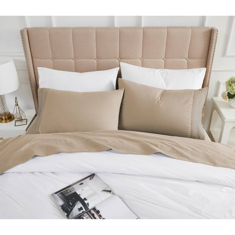 Vilano 21-inch Extra Deep Pocket 4-Piece Bed Sheet Set with Pleated Hem