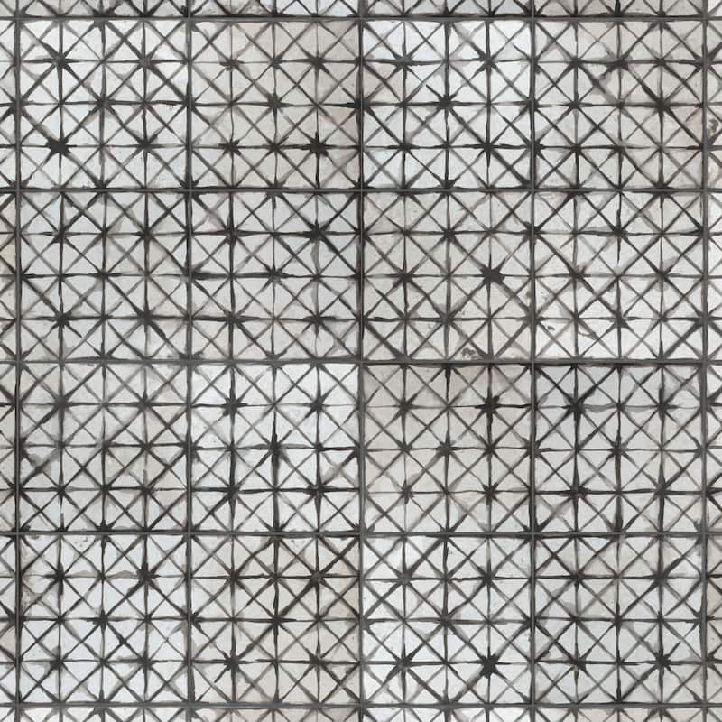 Merola Tile Kings Temple Nero 17-5/8" x 17-5/8" Ceramic Floor and Wall Tile - Sample swatch