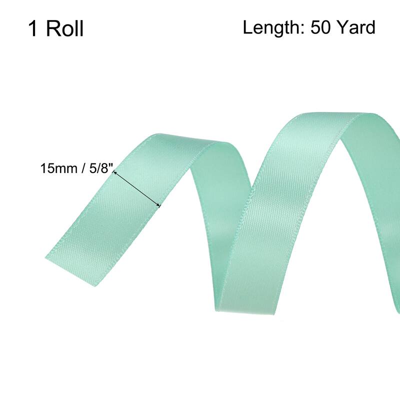Satin Ribbon Grosgrain Thin Solid Silk Wedding Bouquet Ribbon Decor