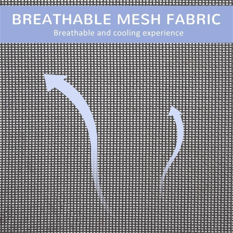 Blue Elevated Pet Bed with Durable Steel Frame and Breathable Mesh Fabric - 36" L x 30" W x 7" H