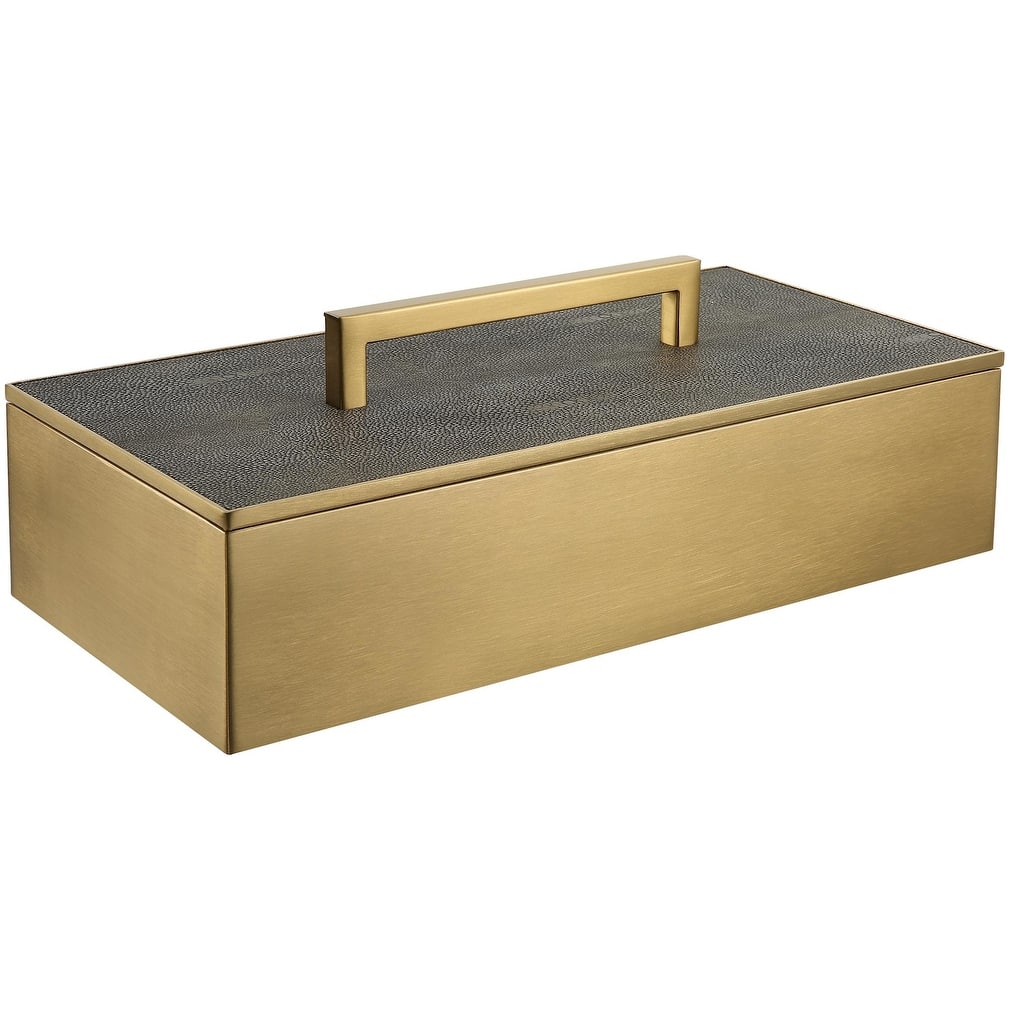 Uttermost 18111 Wessex 4-3/4" Tall MDF and Metal Boxes