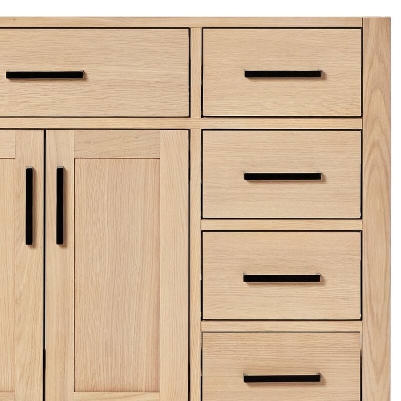 Ariel T066S-BC Hepburn 66" Single Free Standing Vanity Cabinet Only