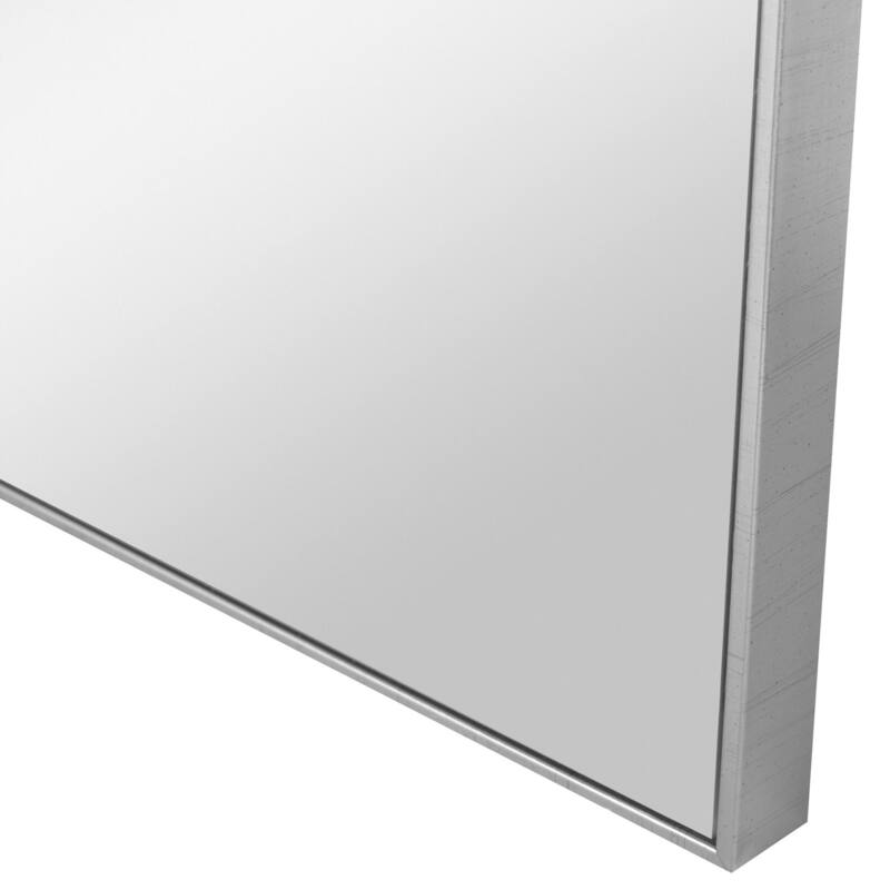 Uttermost Alexo 28" Square Flat Framed Accent Mirror