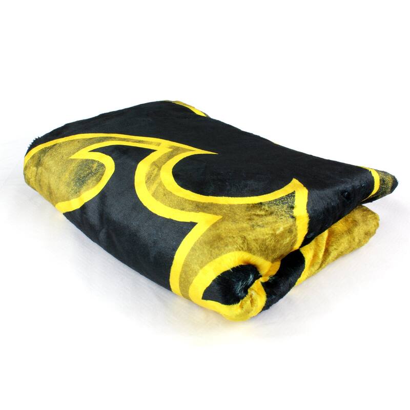 Iowa Hawkeyes Sublimated Soft Throw Blanket