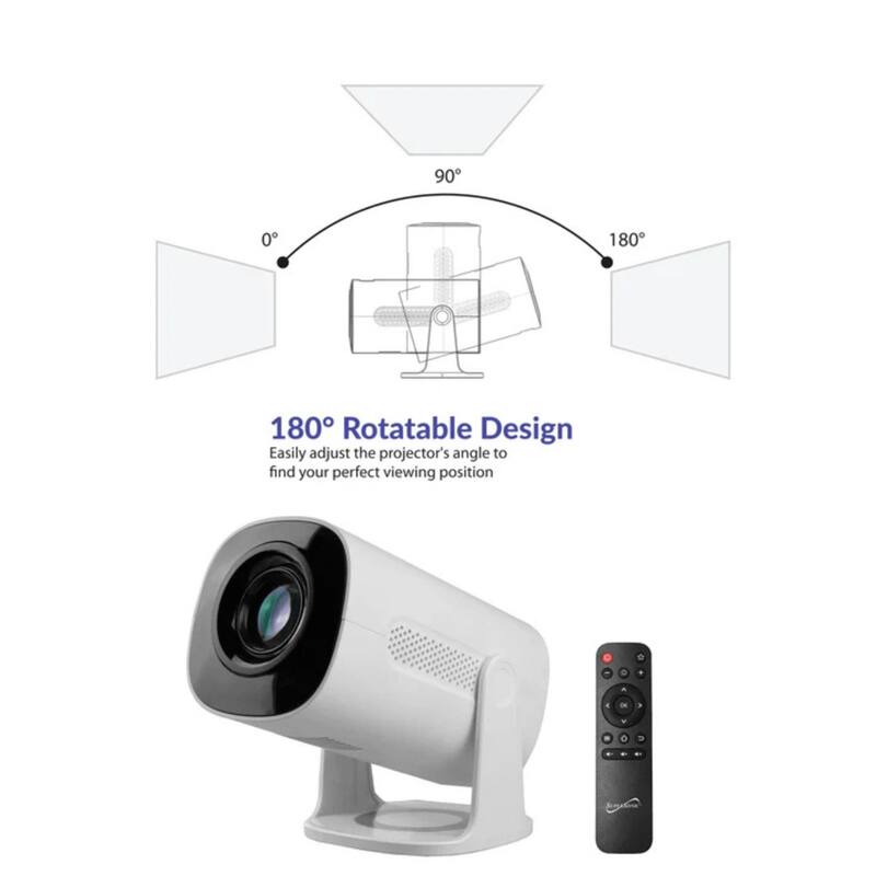 Supersonic Smart WiFi Streaming Projector with Bluetooth