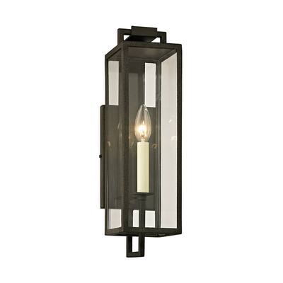 Troy Lighting Beckham 1-light Forged Iron Outdoor Wall Sconce