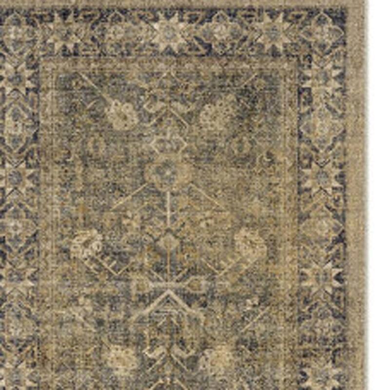 HomeRoots Medallion Traditional Rectangle Area Rug