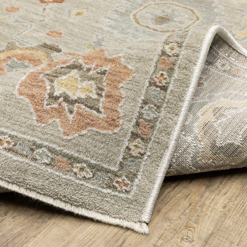 Kellan Vintage Bohemian Grey/ Multi Area Rug-