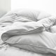 preview thumbnail 32 of 39, All-Season Medium Warmth White Goose Down Comforter with Premium Fabric