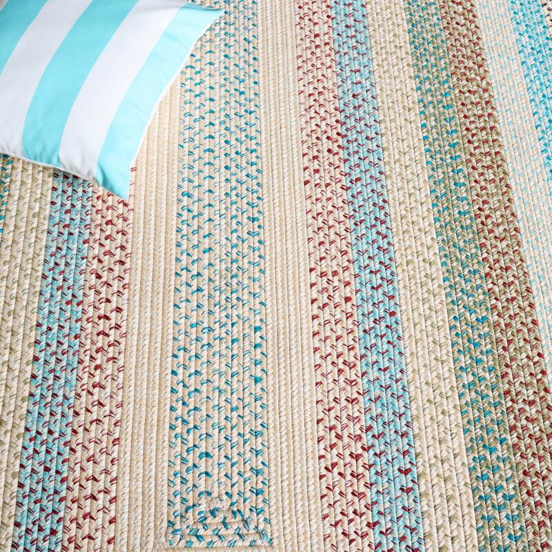 SAFAVIEH Handmade Braided Robena Machine Washable Country Rug