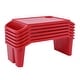 preview thumbnail 4 of 4, 6-Pack Baby Kids Lap Desks Plastic Breakfast Trays with Side Pockets