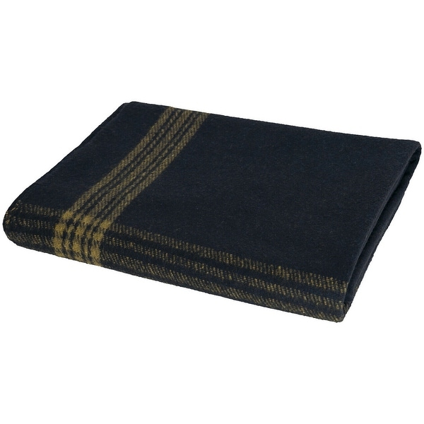Navy and gold clearance blanket