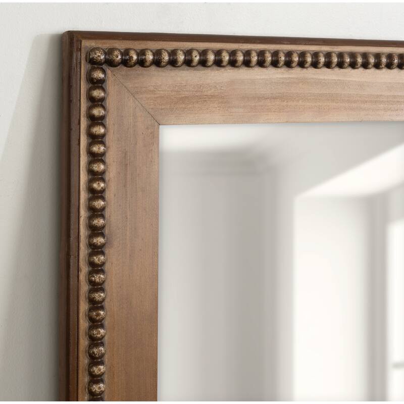 Kate and Laurel Strahm Wood Framed Wall Mirror