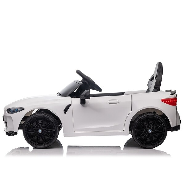 Realistic BMW Kids Car with Safety Features and Music Connectivity