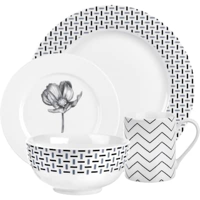 Portmeirion Home Stella 16 Piece Dinnerware Set