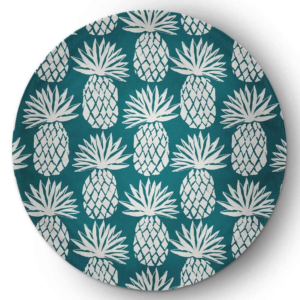 Pineapple Pattern Indoor/Outdoor Rug