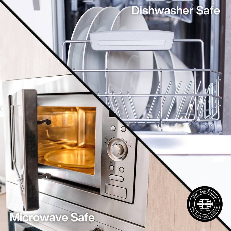 Fitz and Floyd Sicily Green 12-Piece Dinnerware Set, Service for 4