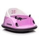 preview thumbnail 22 of 33, 12V Kids Ride On Bumper Car Toddlers Electric Bumping Car Pink
