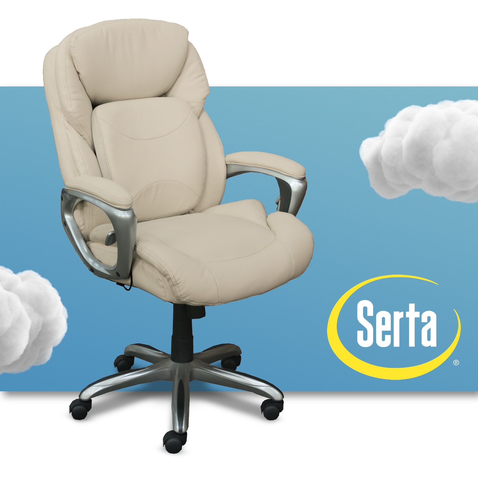 Serta my fit executive office sale chair with 360 motion support