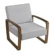 preview thumbnail 6 of 4, Rialto Wood Frame Upholstered Accent Chair
