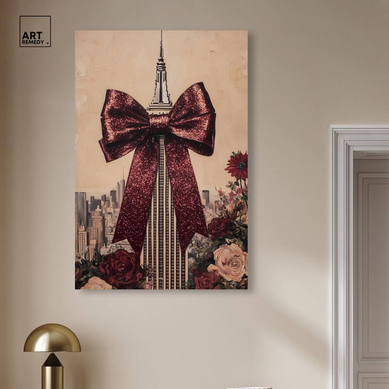 Sparkling Empire State Building Canvas by Art Remedy, Gallery Wrapped