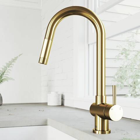 VIGO Gramercy Pull-Down Kitchen Faucet