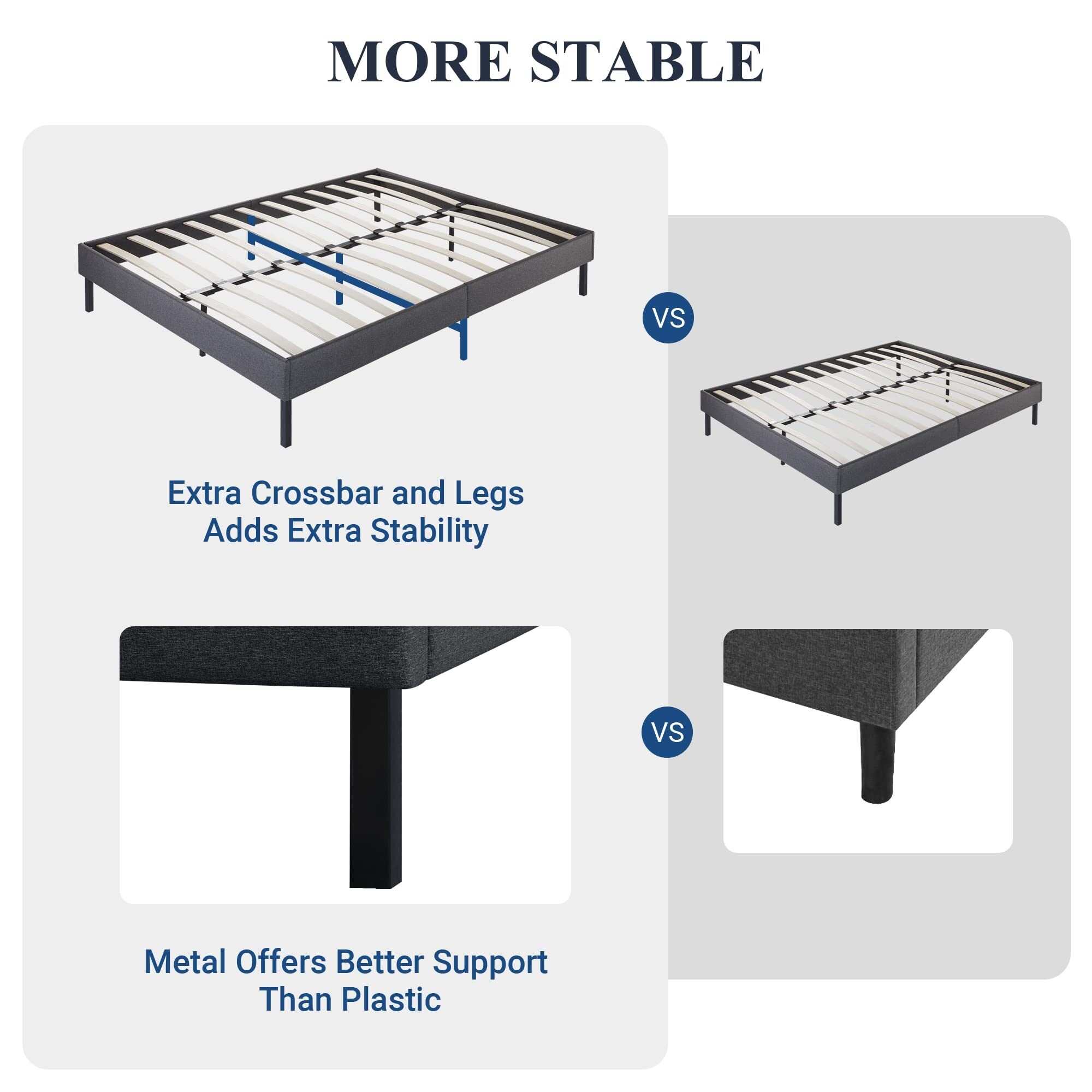 King sale foundation bed