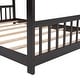 preview thumbnail 57 of 57, Roomfitters Twin Size House Bed with Wooden Frame, Modern Loft Design, Grey