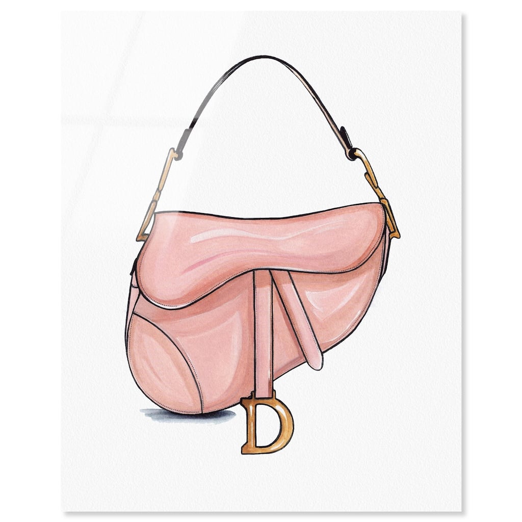 Doll Memories - Blush Pink Bag Acrylic by Art Remedy, Ready to Hang