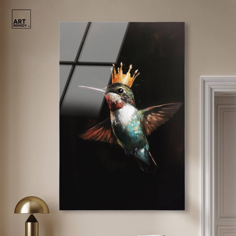 Royal Bird II Acrylic by Art Remedy, Ready to Hang
