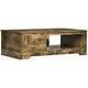 preview thumbnail 11 of 16, HOMCOM Coffee Table, Vintage Style Tea Table with Cabinet, Open Storage Compartments, Coffee Tables for Living Room, White